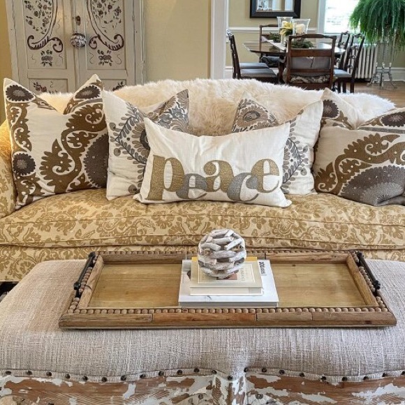 Pottery Barn Winter Peace Lumbar Pillow Cover - Picture 6 of 7